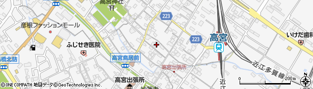 滋賀県彦根市高宮町1107周辺の地図