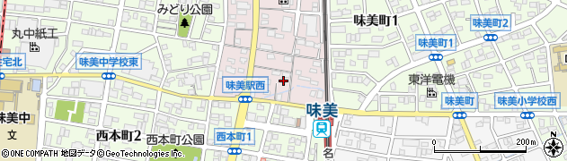 愛知県春日井市味美西本町1555周辺の地図
