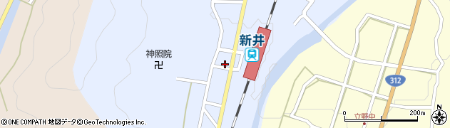 新井消防機庫周辺の地図