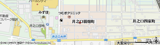 愛知県稲沢市井之口親畑町周辺の地図