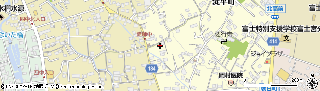 静岡県富士宮市淀平町85周辺の地図