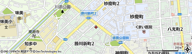 十六銀行勝川支店 ＡＴＭ周辺の地図