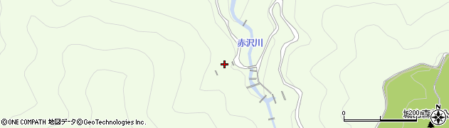 愛知県豊田市時瀬町（大平）周辺の地図