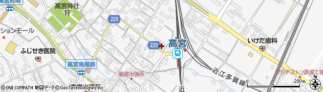 滋賀県彦根市高宮町1018周辺の地図