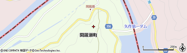 愛知県豊田市閑羅瀬町周辺の地図