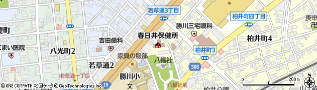 愛知県春日井保健所周辺の地図