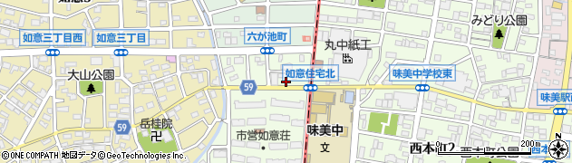 愛知県名古屋市北区桐畑町169周辺の地図