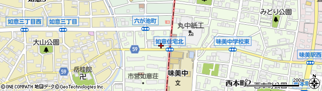愛知県名古屋市北区桐畑町171周辺の地図