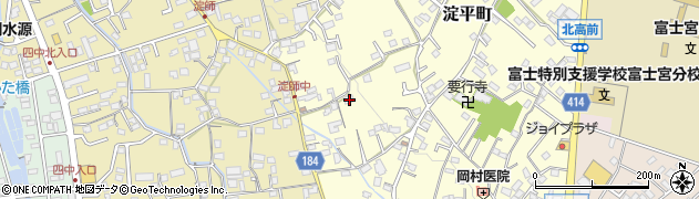 静岡県富士宮市淀平町79周辺の地図