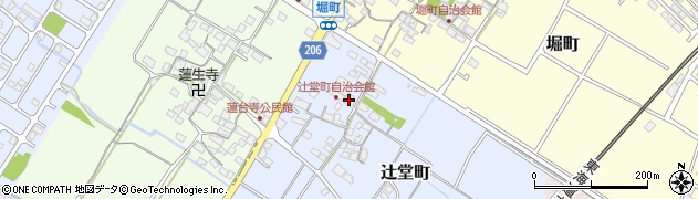 滋賀県彦根市辻堂町270周辺の地図