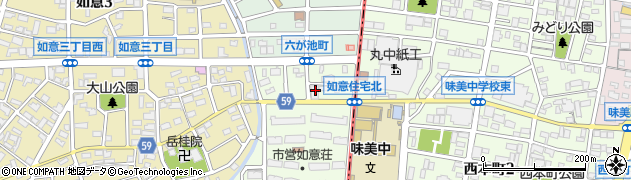 愛知県名古屋市北区桐畑町165周辺の地図