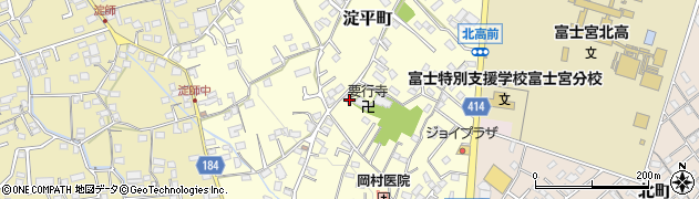 静岡県富士宮市淀平町459周辺の地図