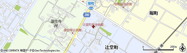 滋賀県彦根市辻堂町271周辺の地図