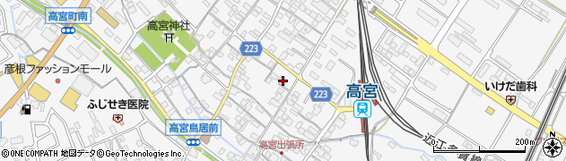 滋賀県彦根市高宮町1138周辺の地図