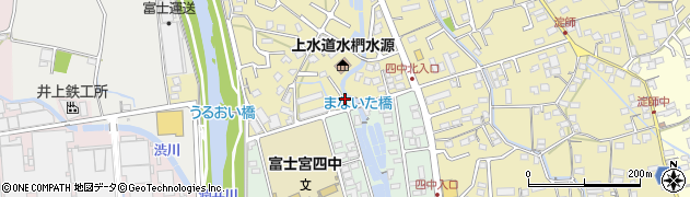 静岡県富士宮市淀師280周辺の地図