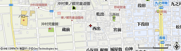 愛知県北名古屋市野崎西出15周辺の地図