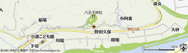 愛知県豊田市下切町周辺の地図