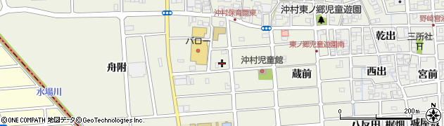 愛知県北名古屋市沖村（山ノ神）周辺の地図