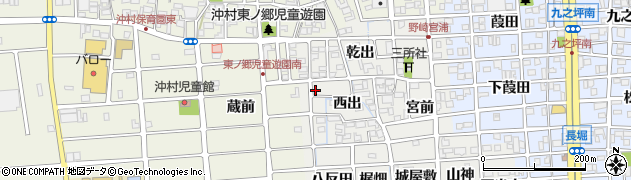 愛知県北名古屋市野崎西出17周辺の地図