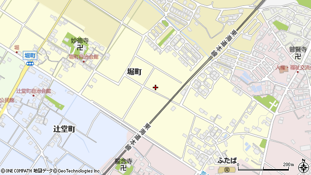 〒522-0237 滋賀県彦根市堀町の地図