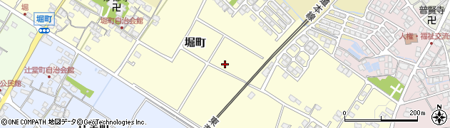 滋賀県彦根市堀町周辺の地図