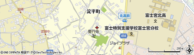 静岡県富士宮市淀平町463周辺の地図