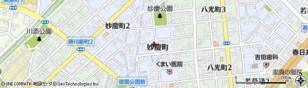 愛知県春日井市妙慶町129周辺の地図