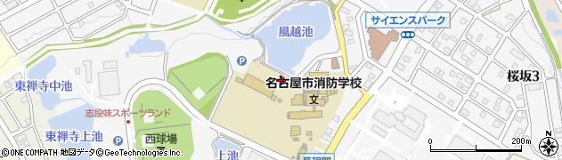 愛知県名古屋市守山区桜坂周辺の地図