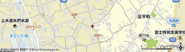 静岡県富士宮市淀平町6周辺の地図