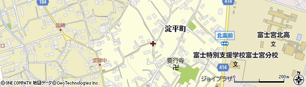 静岡県富士宮市淀平町72周辺の地図