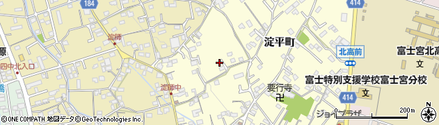 静岡県富士宮市淀平町59周辺の地図