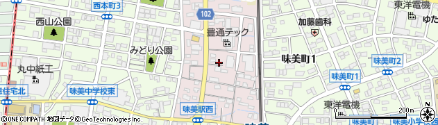 愛知県春日井市味美西本町1569周辺の地図