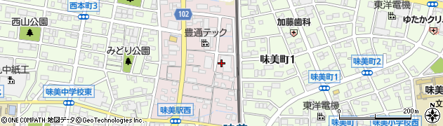 愛知県春日井市味美西本町1572周辺の地図