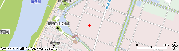 岐阜県海津市平田町脇野周辺の地図