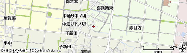 愛知県稲沢市祖父江町両寺内喜兵衛東1112周辺の地図