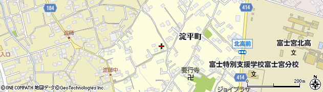静岡県富士宮市淀平町35周辺の地図