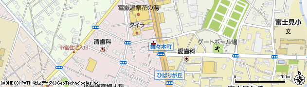 静岡県富士宮市ひばりが丘868周辺の地図