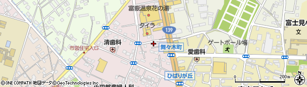 静岡県富士宮市ひばりが丘858周辺の地図