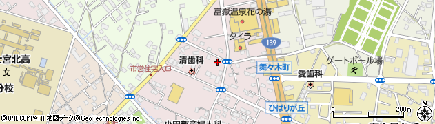 静岡県富士宮市ひばりが丘962周辺の地図