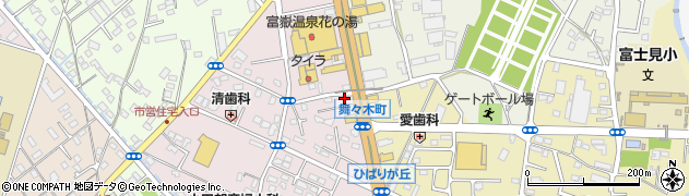 静岡県富士宮市ひばりが丘861周辺の地図