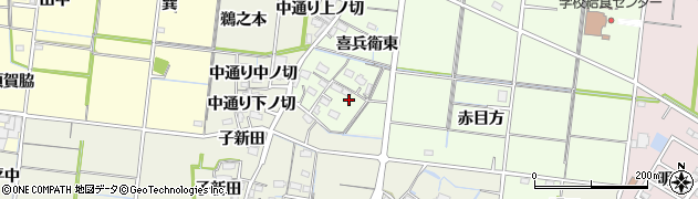 愛知県稲沢市祖父江町両寺内喜兵衛東1121周辺の地図