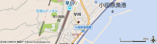 小田原早川郵便局 ＡＴＭ周辺の地図