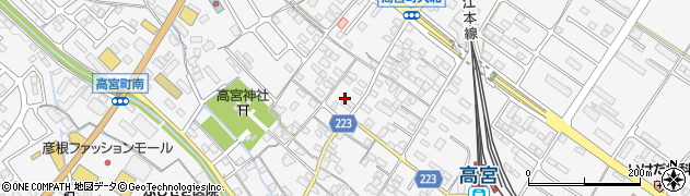 滋賀県彦根市高宮町1843周辺の地図