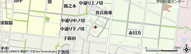 愛知県稲沢市祖父江町両寺内喜兵衛東1110周辺の地図