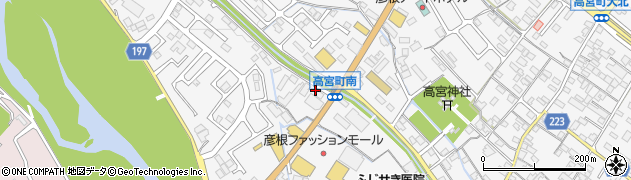 滋賀県彦根市高宮町2073周辺の地図