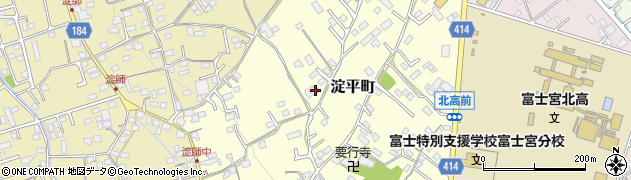 静岡県富士宮市淀平町581周辺の地図