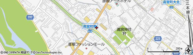 滋賀中央信用金庫高宮支店周辺の地図