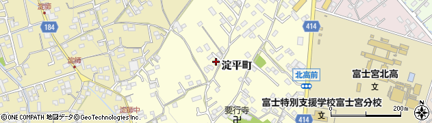 静岡県富士宮市淀平町602周辺の地図