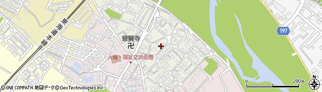 滋賀県彦根市広野町周辺の地図