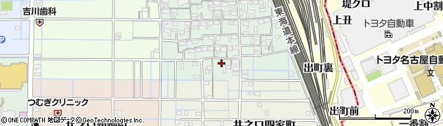 愛知県稲沢市井之口本町278周辺の地図